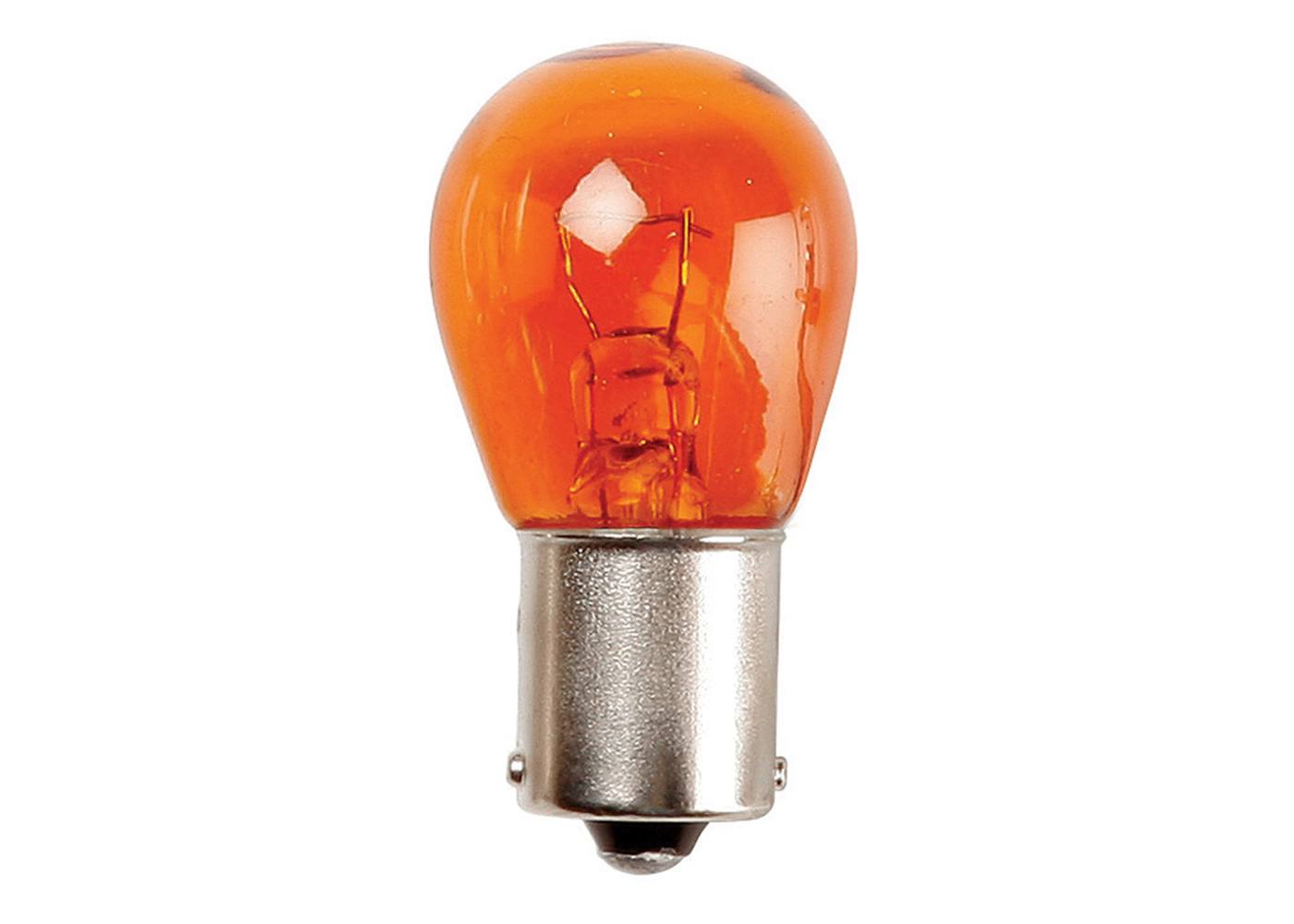 amber indicator bulbs