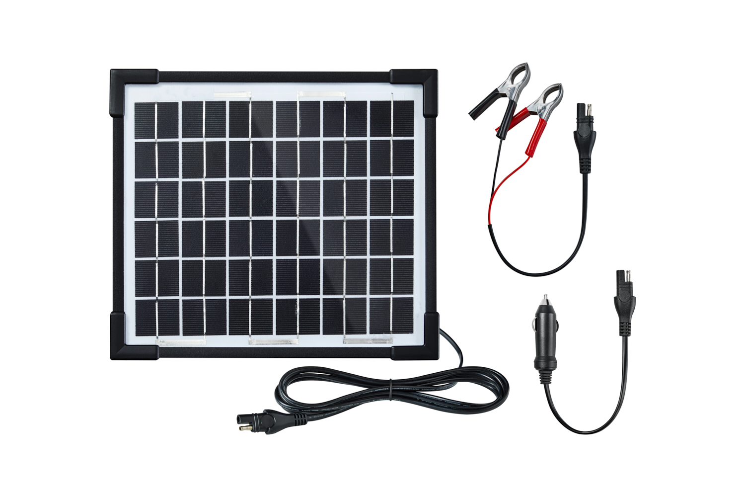 5W Solar Battery Maintainer Moni Crystalline Solar Cells 12V 5W