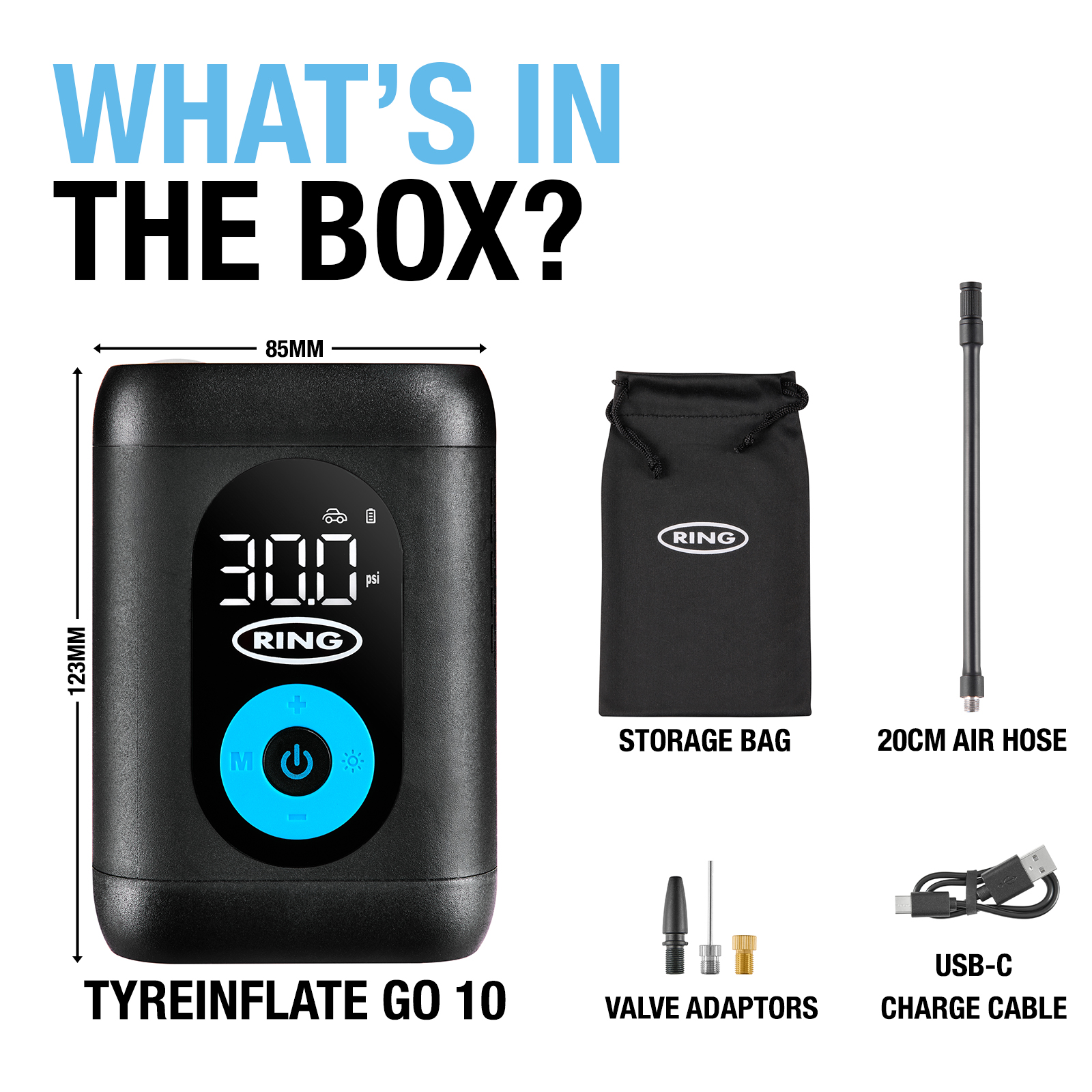 Ring TYREINFLATE GO 10